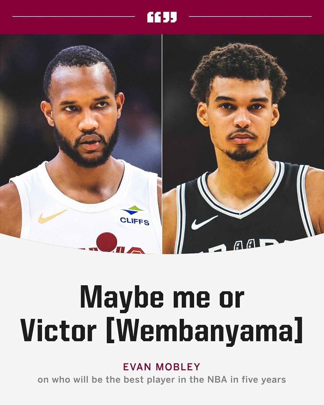未來5年NBA最好的球員會是誰？莫布里：可能是我或者文班亞馬
